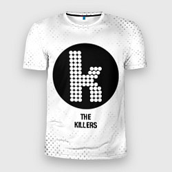 Футболка спортивная мужская The Killers glitch на светлом фоне, цвет: 3D-принт