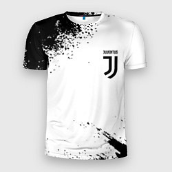 Футболка спортивная мужская Juventus sport color black, цвет: 3D-принт