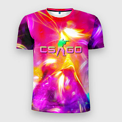 Футболка спортивная мужская Counter Strike - neon, цвет: 3D-принт