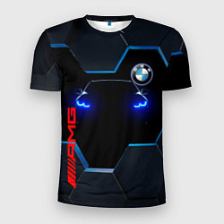 Футболка спортивная мужская Тень BMW, цвет: 3D-принт