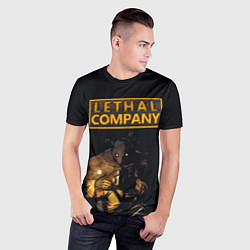 Футболка спортивная мужская Lethal Company, цвет: 3D-принт — фото 2