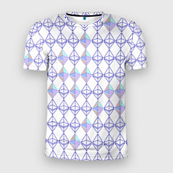 Мужская спорт-футболка Криптовалюта Ethereum на белом