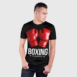 Футболка спортивная мужская Boxing Champion, цвет: 3D-принт — фото 2