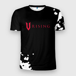 Футболка спортивная мужская V Rising краски, цвет: 3D-принт