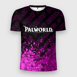 Футболка спортивная мужская Palworld pro gaming посередине, цвет: 3D-принт