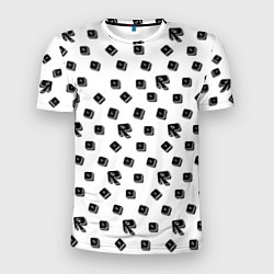 Футболка спортивная мужская Roblox pattern, цвет: 3D-принт