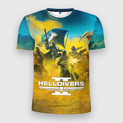 Футболка спортивная мужская Helldivers 2: Confrontation, цвет: 3D-принт