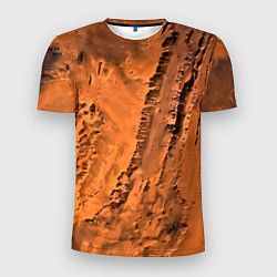 Футболка спортивная мужская Каналы на Марсе - star dust, цвет: 3D-принт