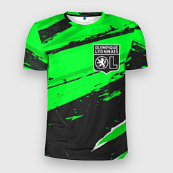 Футболка спортивная мужская Lyon sport green, цвет: 3D-принт