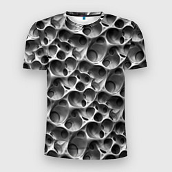 Мужская спорт-футболка Металл - текстура