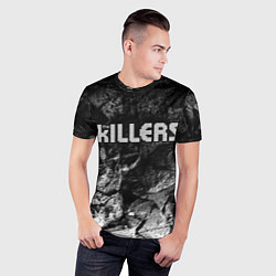 Футболка спортивная мужская The Killers black graphite, цвет: 3D-принт — фото 2