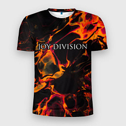 Футболка спортивная мужская Joy Division red lava, цвет: 3D-принт