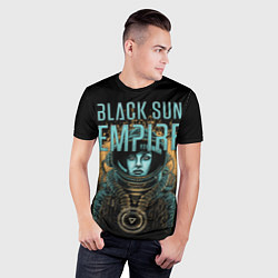 Футболка спортивная мужская Black sun empire - neurofunk, цвет: 3D-принт — фото 2