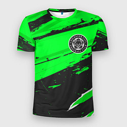Мужская спорт-футболка Leicester City sport green