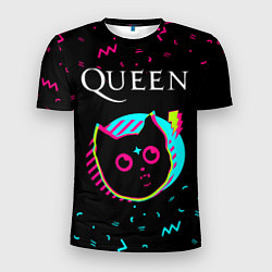 Футболка спортивная мужская Queen - rock star cat, цвет: 3D-принт