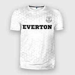 Футболка спортивная мужская Everton sport на светлом фоне посередине, цвет: 3D-принт