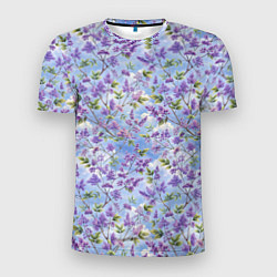 Мужская спорт-футболка Светлая фиолетовая сирень