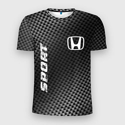 Футболка спортивная мужская Honda sport carbon, цвет: 3D-принт