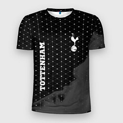 Футболка спортивная мужская Tottenham sport на темном фоне вертикально, цвет: 3D-принт