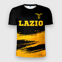 Футболка спортивная мужская Lazio - gold gradient посередине, цвет: 3D-принт