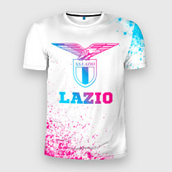 Футболка спортивная мужская Lazio neon gradient style, цвет: 3D-принт