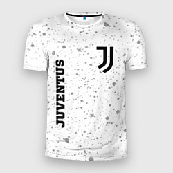 Футболка спортивная мужская Juventus sport на светлом фоне вертикально, цвет: 3D-принт