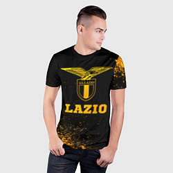 Футболка спортивная мужская Lazio - gold gradient, цвет: 3D-принт — фото 2