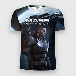 Футболка спортивная мужская Mass Effect game, цвет: 3D-принт