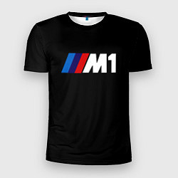 Футболка спортивная мужская BMW m1 logo, цвет: 3D-принт