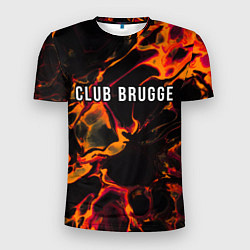 Мужская спорт-футболка Club Brugge red lava