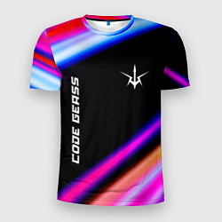 Футболка спортивная мужская Code Geass speed anime lights, цвет: 3D-принт