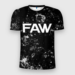 Футболка спортивная мужская FAW black ice, цвет: 3D-принт