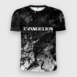 Футболка спортивная мужская Evangelion black graphite, цвет: 3D-принт