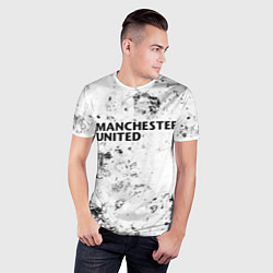 Футболка спортивная мужская Manchester United dirty ice, цвет: 3D-принт — фото 2