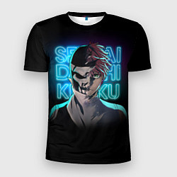 Мужская спорт-футболка Боевой отряд Полный провал Комбатант Ди и Хибики