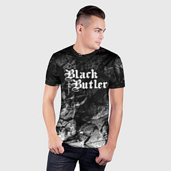 Футболка спортивная мужская Black Butler black graphite, цвет: 3D-принт — фото 2