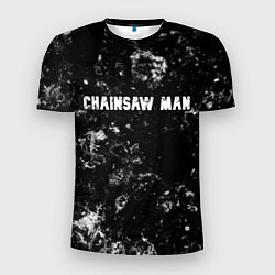Футболка спортивная мужская Chainsaw Man black ice, цвет: 3D-принт