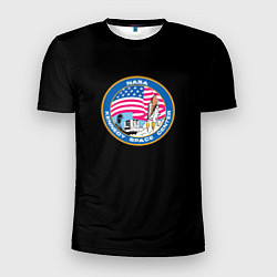 Футболка спортивная мужская NASA usa logo, цвет: 3D-принт