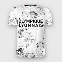 Футболка спортивная мужская Lyon dirty ice, цвет: 3D-принт