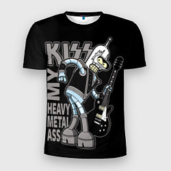 Футболка спортивная мужская Bender - kiss, цвет: 3D-принт