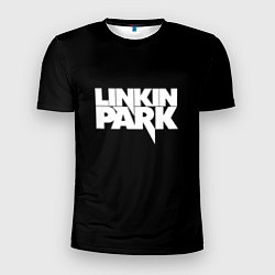 Футболка спортивная мужская Lnkin park logo white, цвет: 3D-принт