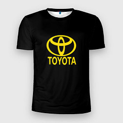 Футболка спортивная мужская Toyota yellow, цвет: 3D-принт