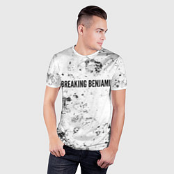 Футболка спортивная мужская Breaking Benjamin dirty ice, цвет: 3D-принт — фото 2