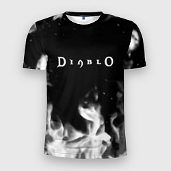 Футболка спортивная мужская Diablo fire black, цвет: 3D-принт