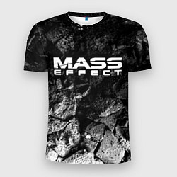 Футболка спортивная мужская Mass Effect black graphite, цвет: 3D-принт