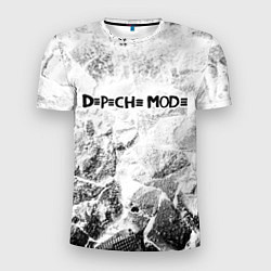 Футболка спортивная мужская Depeche Mode white graphite, цвет: 3D-принт