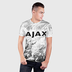 Футболка спортивная мужская Ajax white graphite, цвет: 3D-принт — фото 2