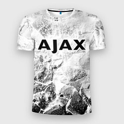Мужская спорт-футболка Ajax white graphite