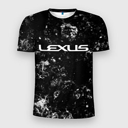 Футболка спортивная мужская Lexus black ice, цвет: 3D-принт