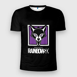 Футболка спортивная мужская Rainbow six logo ubisoft, цвет: 3D-принт
